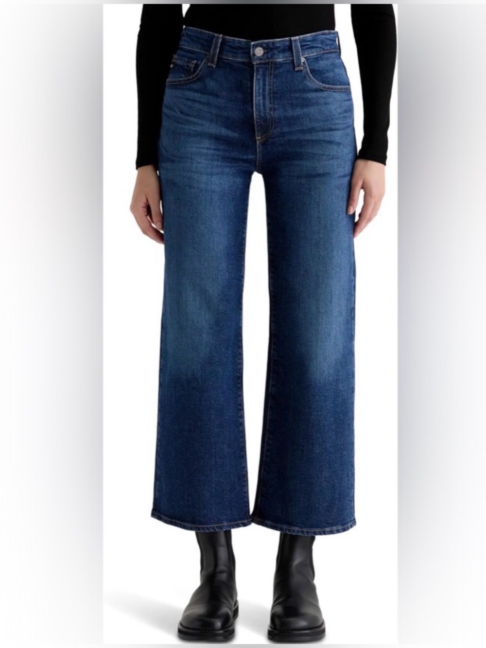 AG Jeans Adriano Goldschmied Saige
Wide Leg Crop 💫
Mid Rise
Size 26